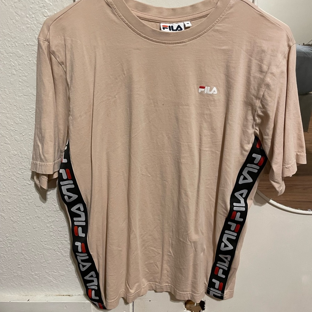 Skin tone Fila shirt